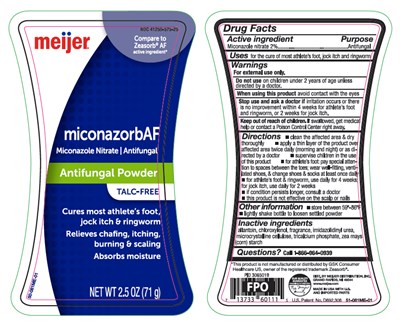 Meijer Miconazorb Af Powder 50 081me 01 51 081me 01